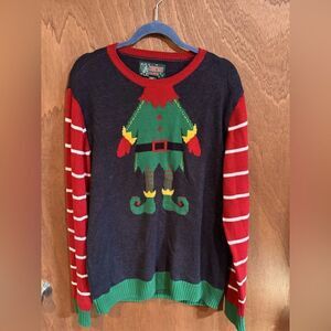 Ugly Christmas Sweater Elf Body Sweater size XL